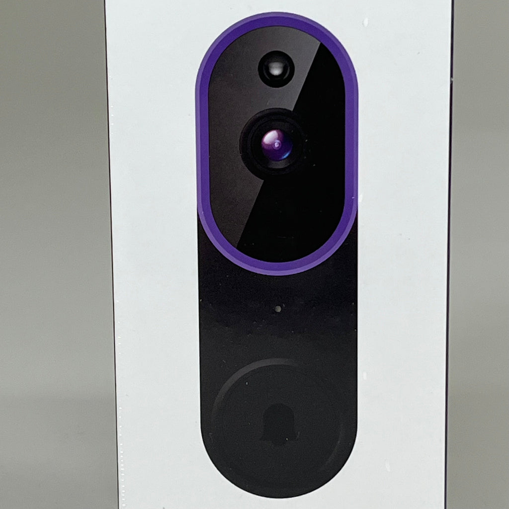 SHENZHEN PUGE ELECTRONICS Wireless Smart 2.4 GHz Wi-Fi Doorbell Camera P50 Black