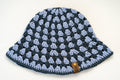 Crochet Bucket Hat - Blue